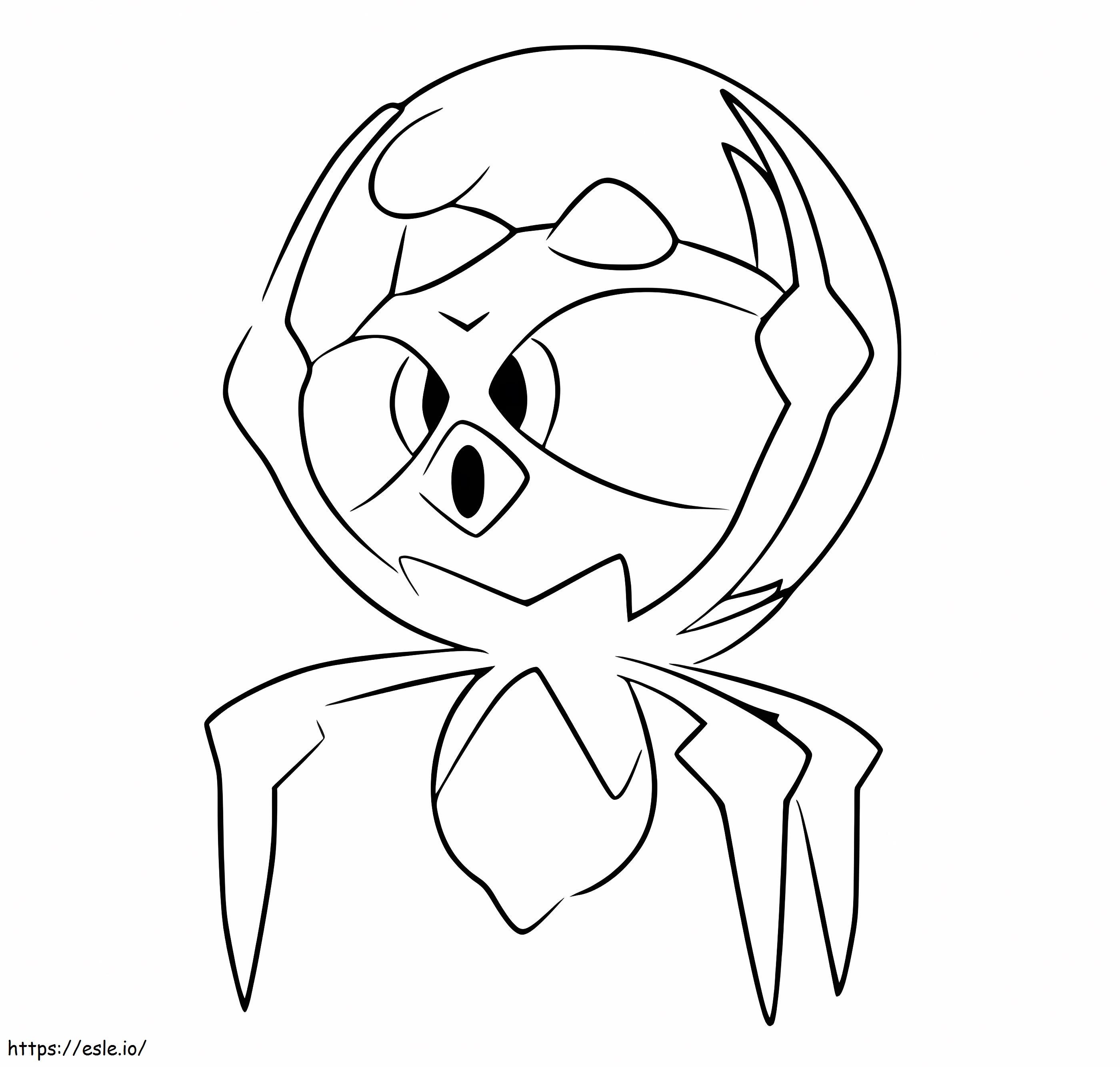 Pokémon Dewpider para colorear