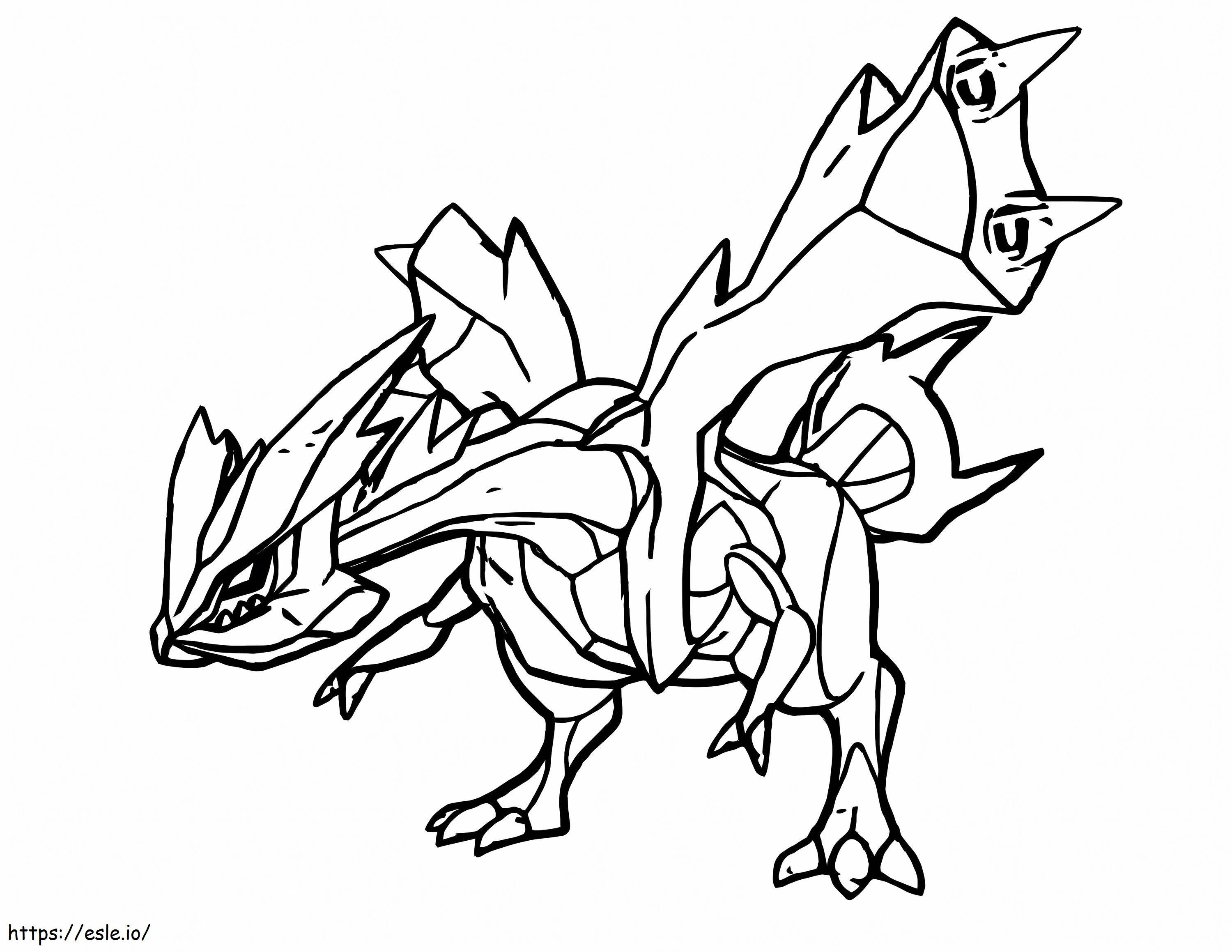 Kyurem In Legendary Pokemon coloring page