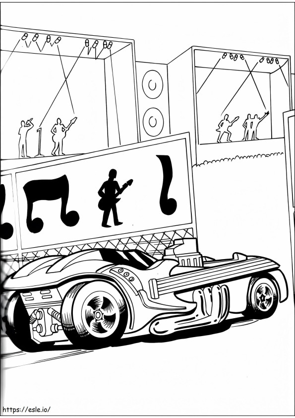 Hot Wheels 24 coloring page
