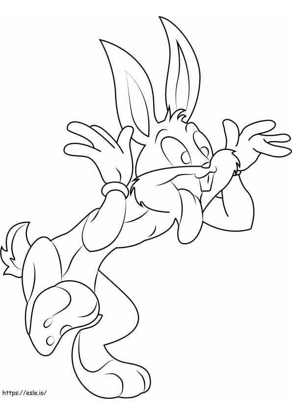 1530324636 Bugs Bunny Conejo1 para colorear