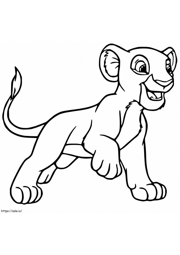 Coloriage Rani de la Garde du Lion à imprimer dessin