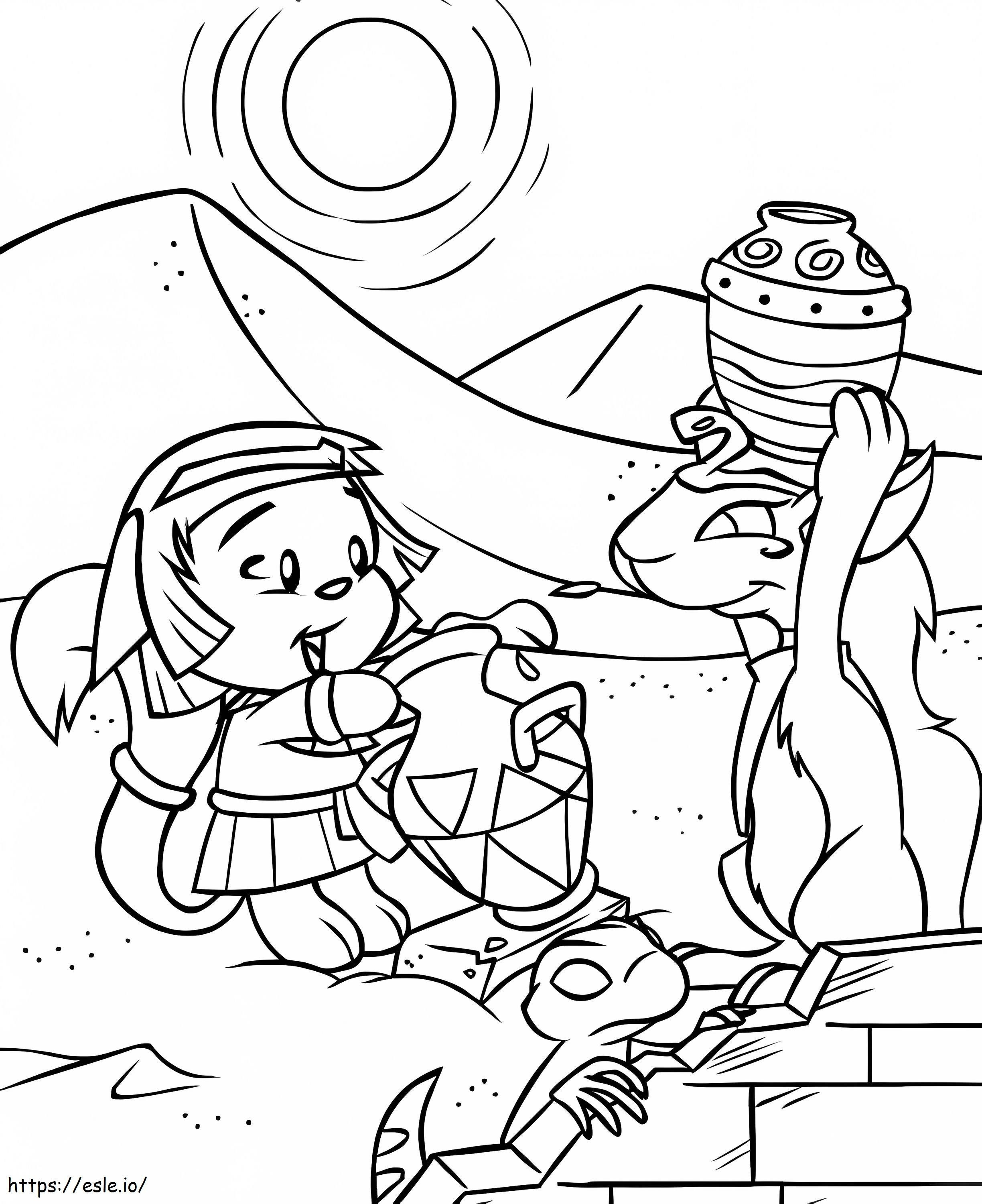 Free Printable Neopets coloring page