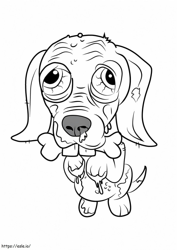 Assustar Dale Terrier para colorir