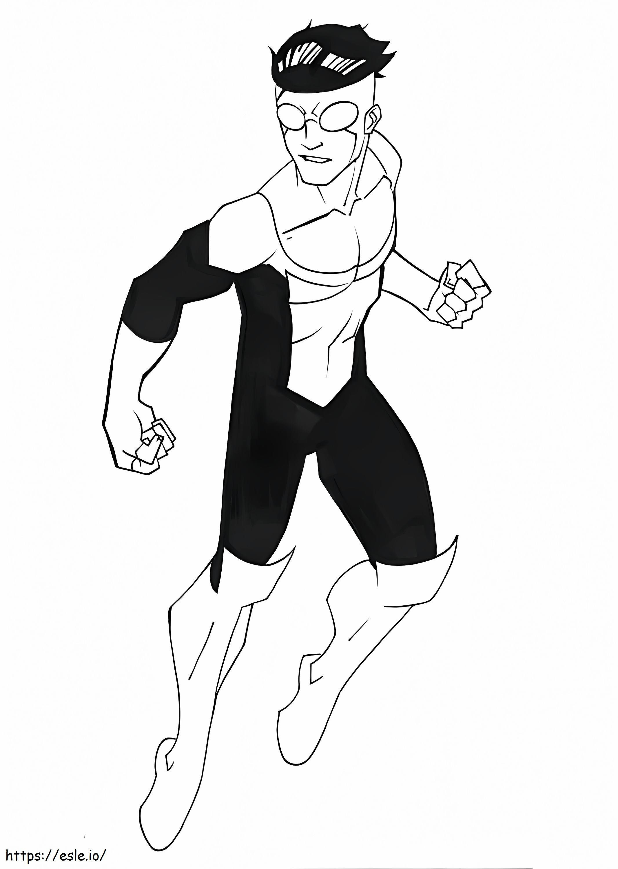 Amazing Invincible coloring page