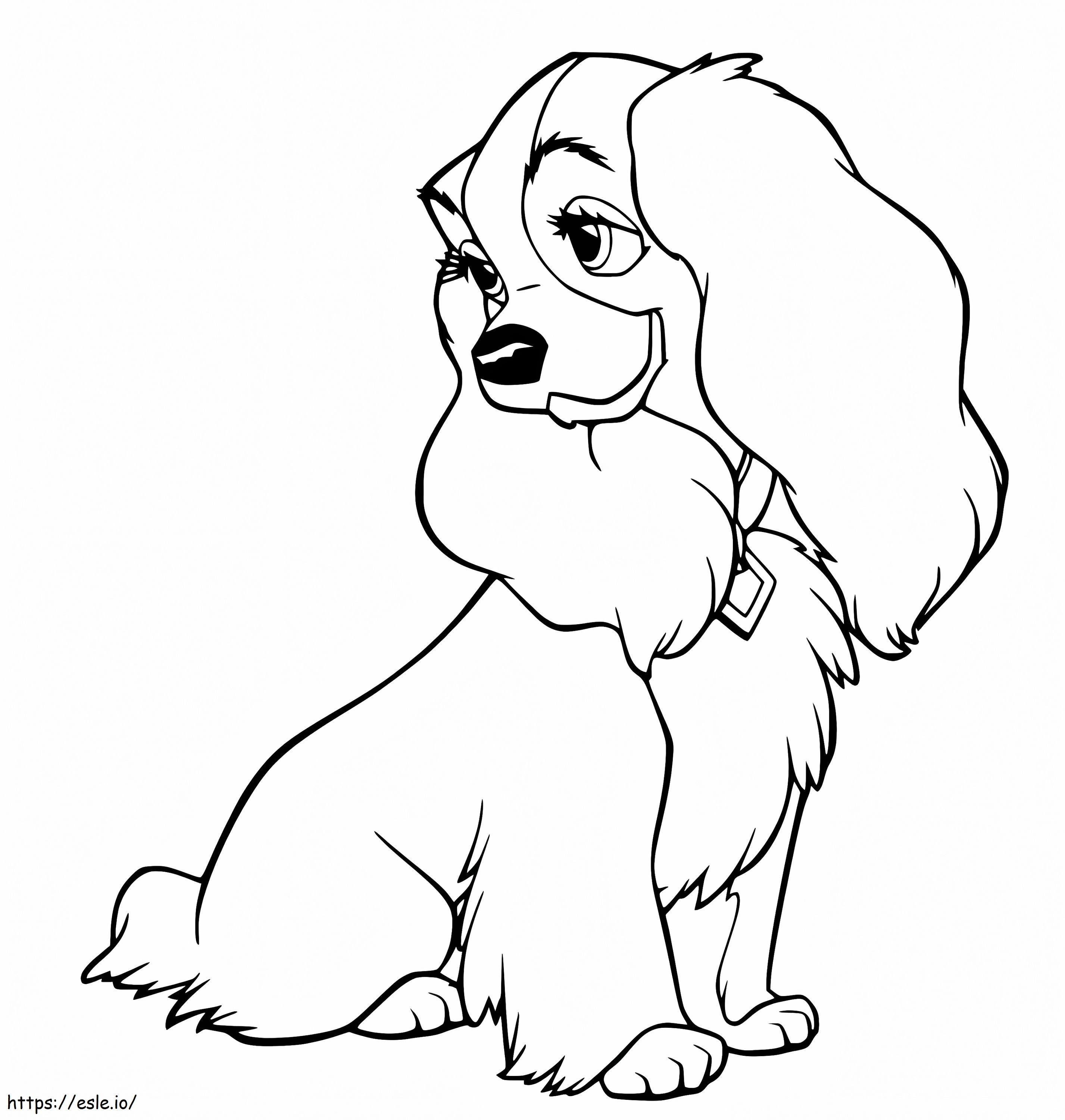 Lady Is Pretty coloring page