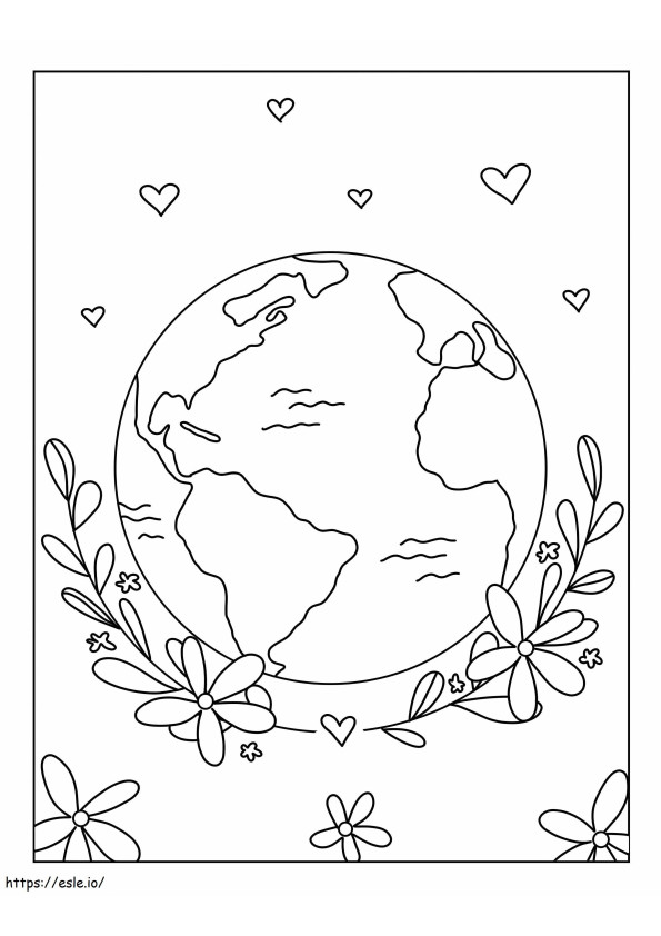 Good Planet Scaled coloring page