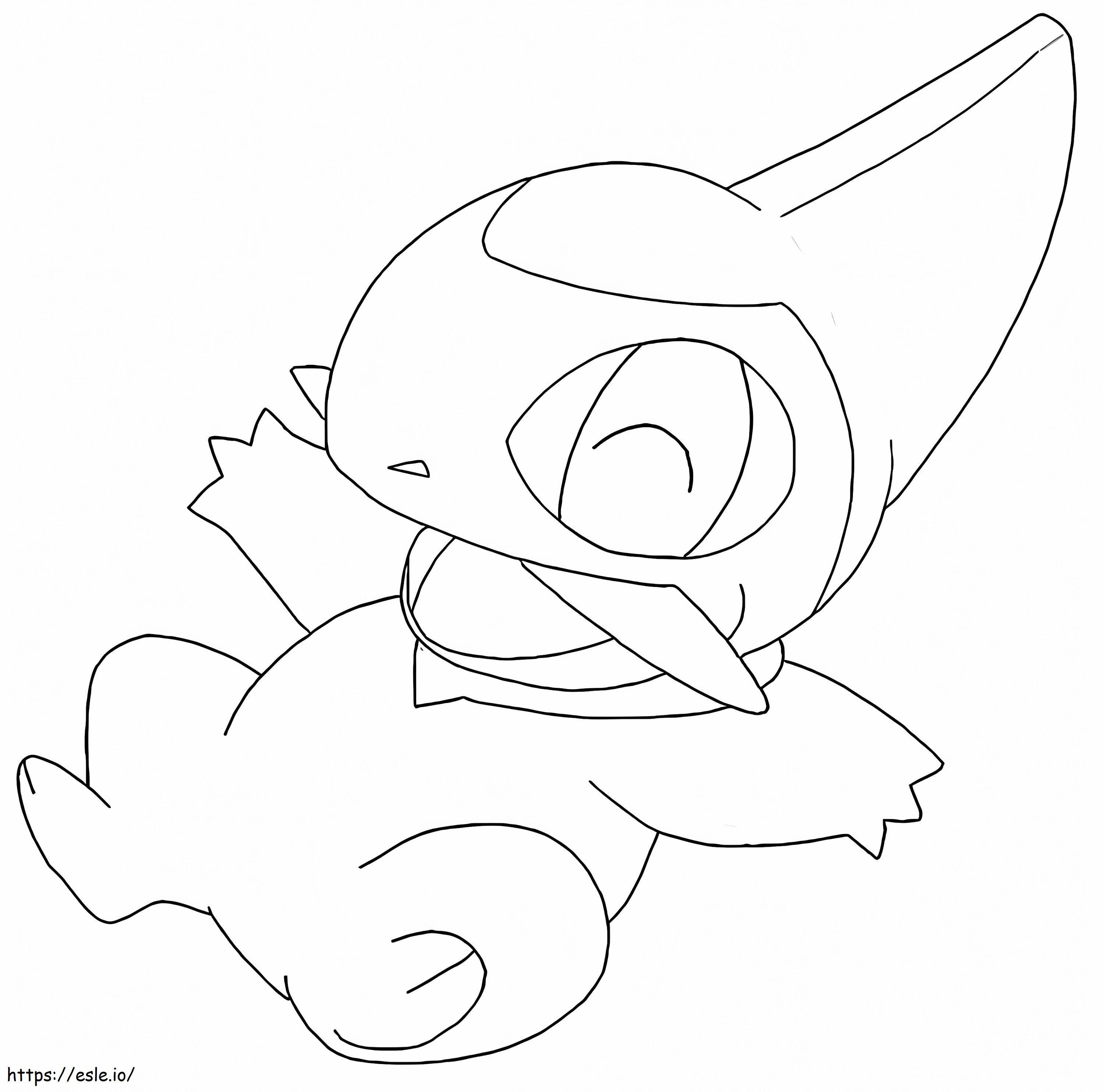 Coloriage Axew Pokémon 3 à imprimer dessin