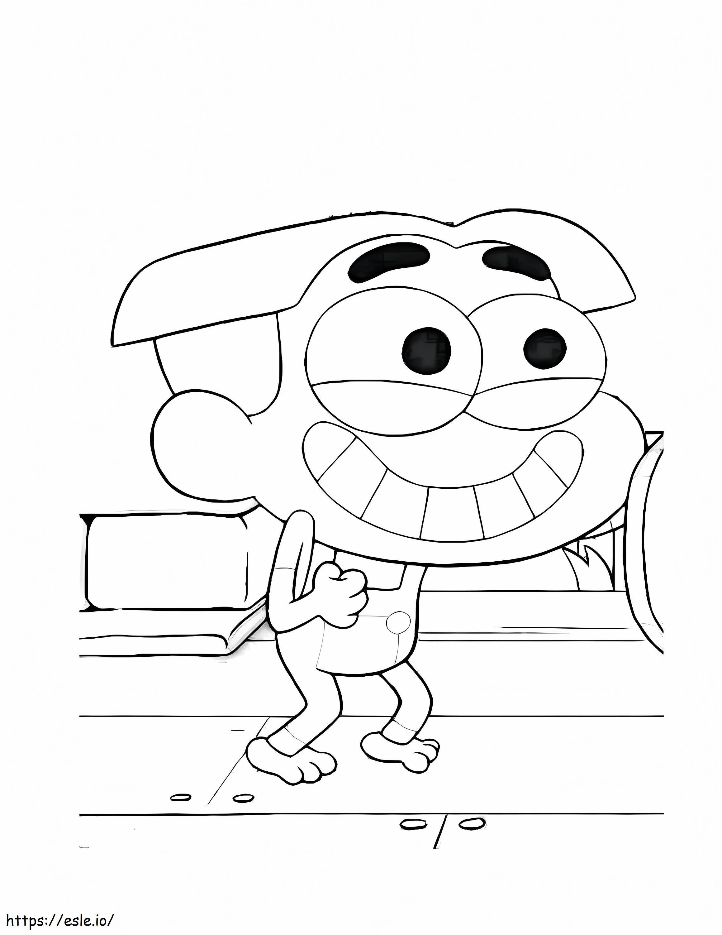 Cricket Green coloring page