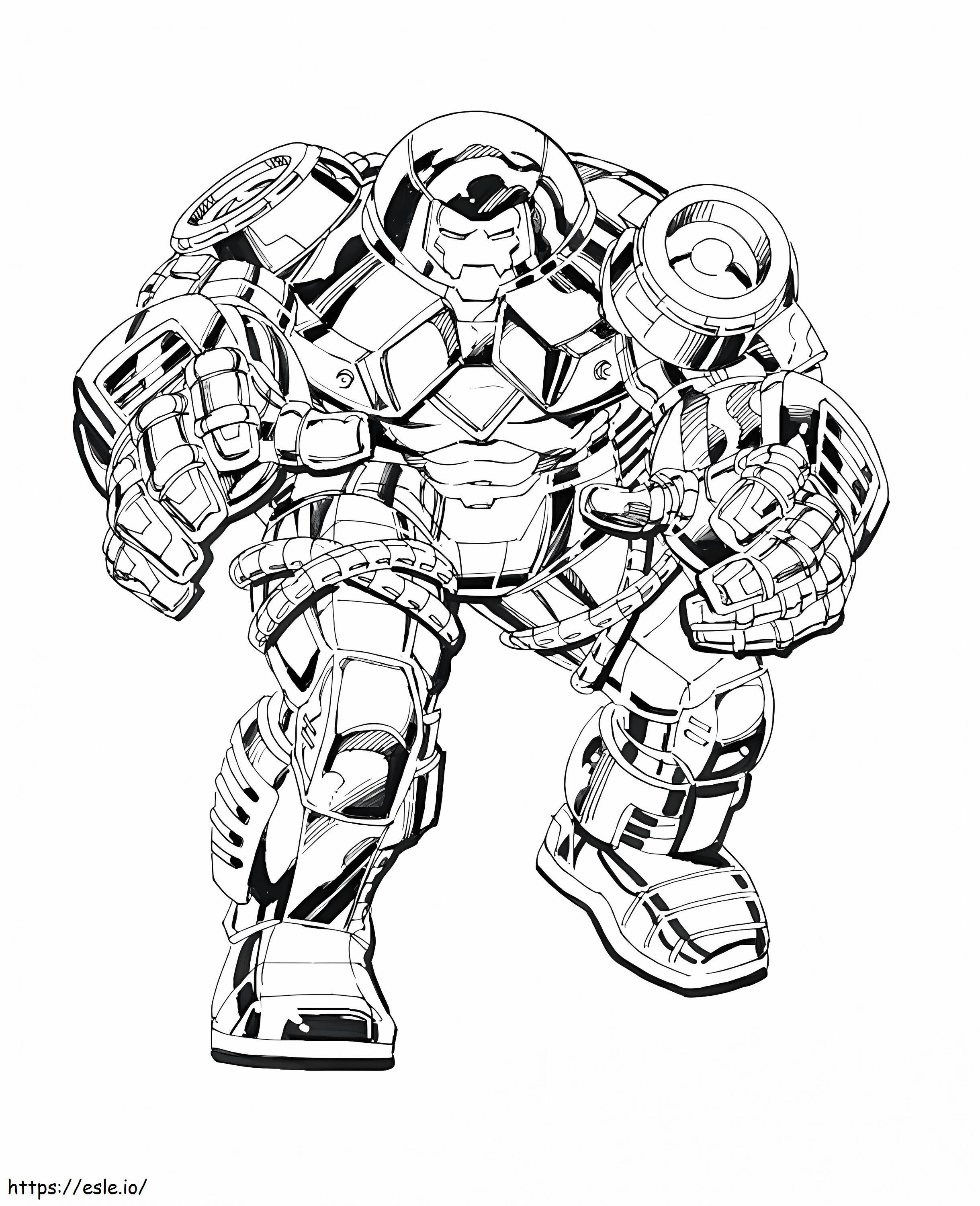 Hulkbuster-Cartoon ausmalbilder