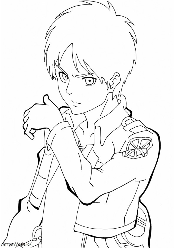 Eren Hunter 1 714X1024 coloring page
