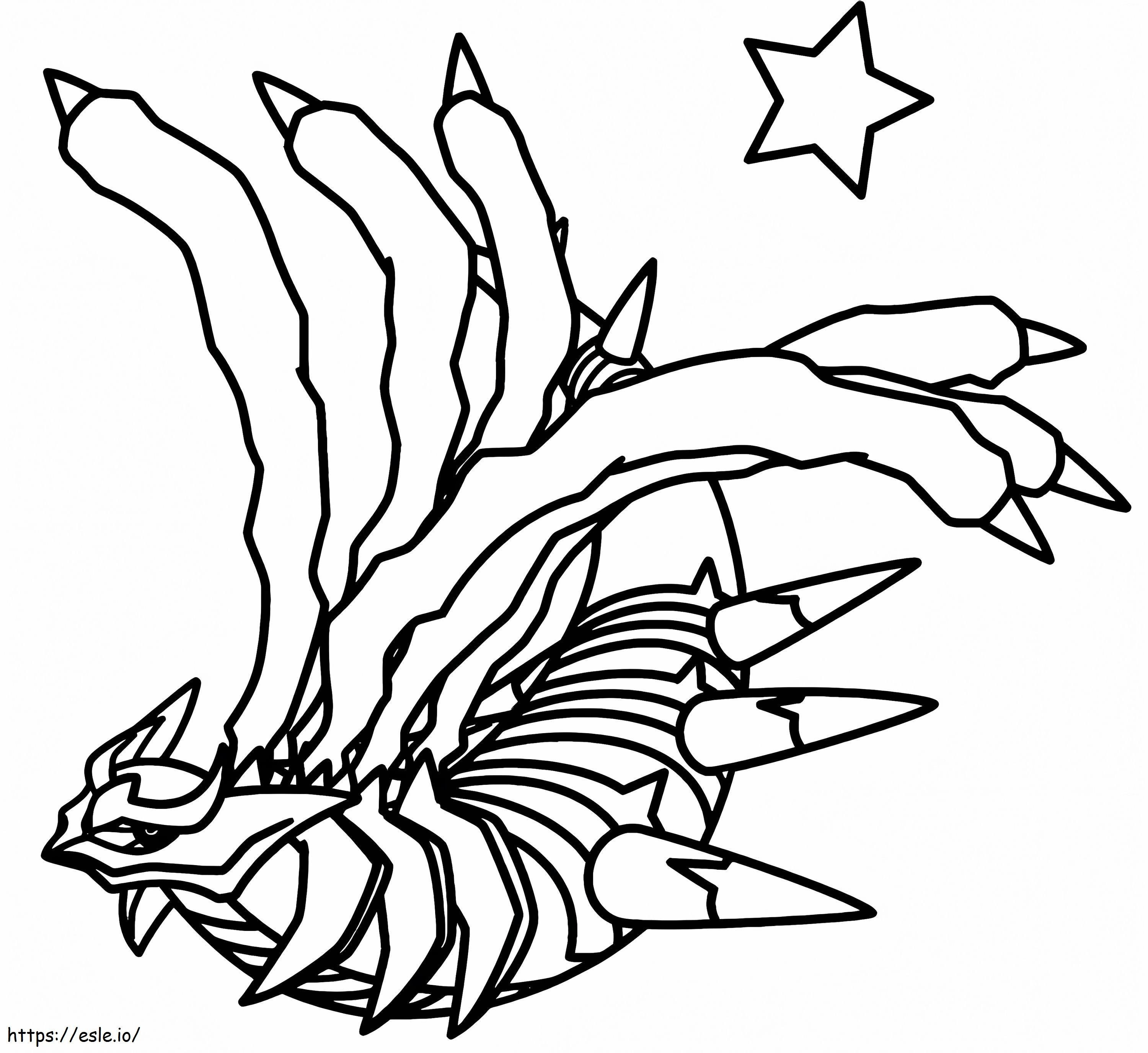 Awesome Giratina coloring page