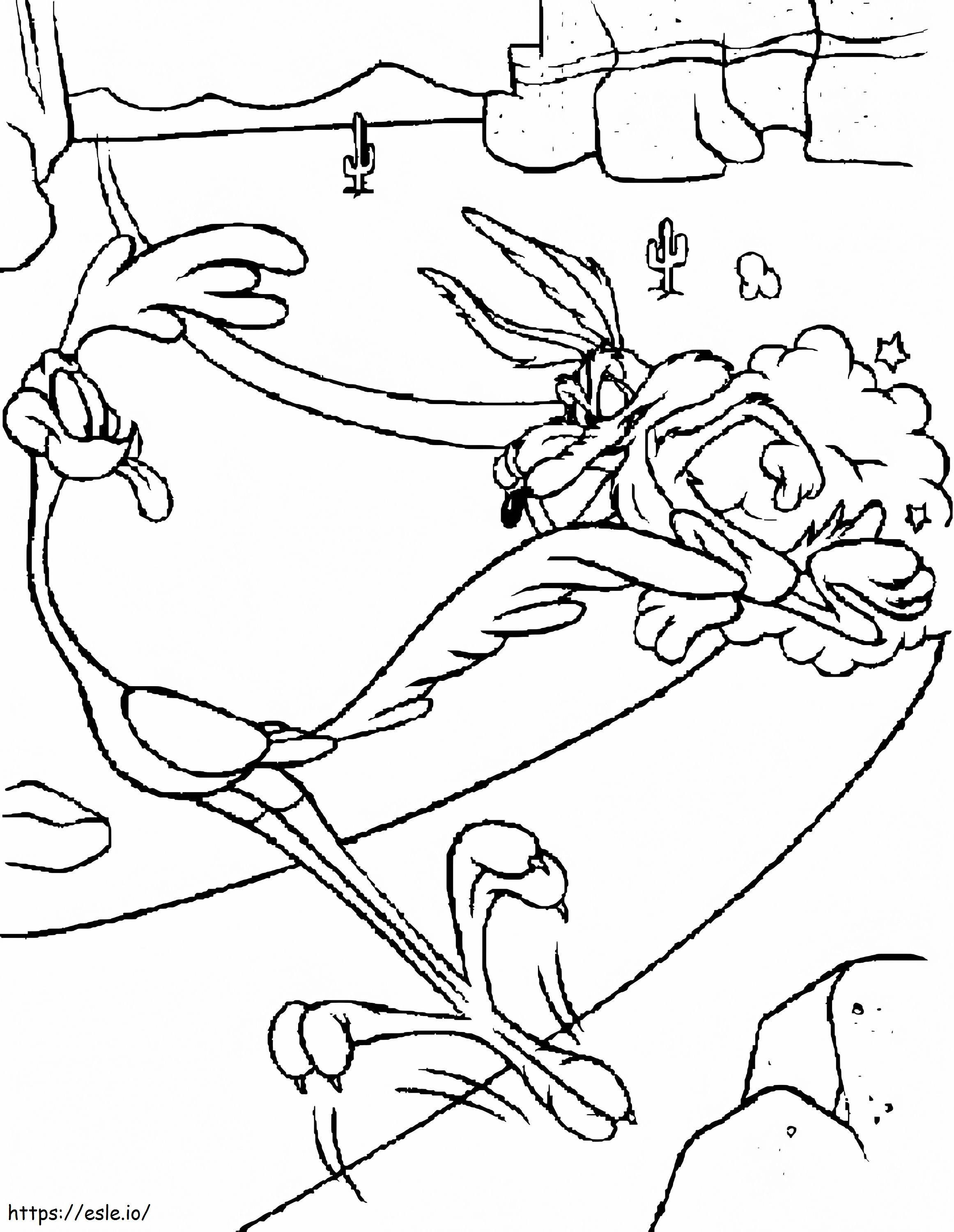Road Runner 5 coloring page