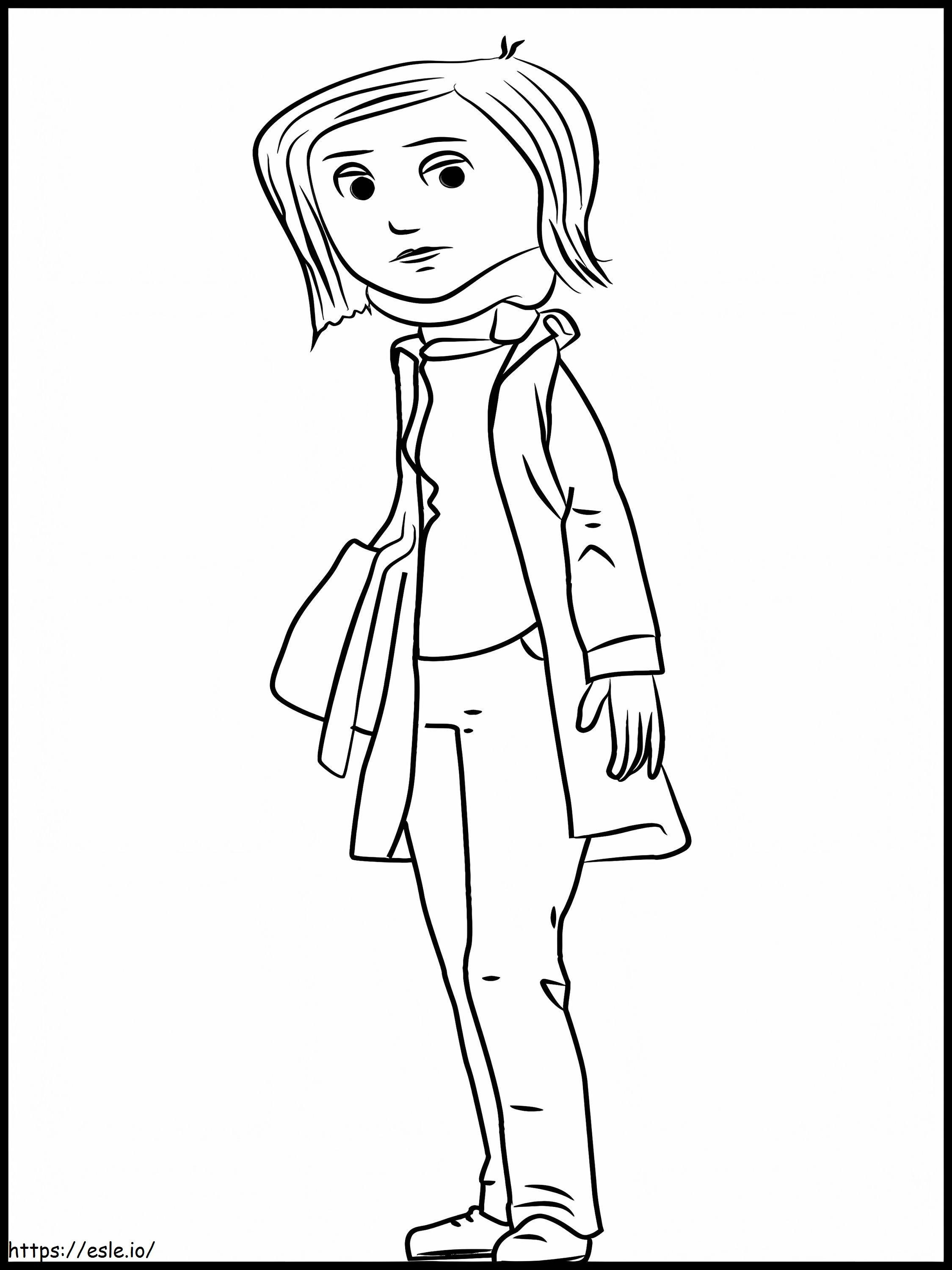 Coraline 4 coloring page