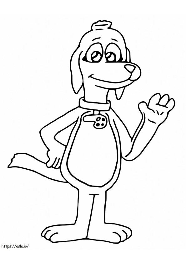 Tag Barker In Go Dog Go coloring page