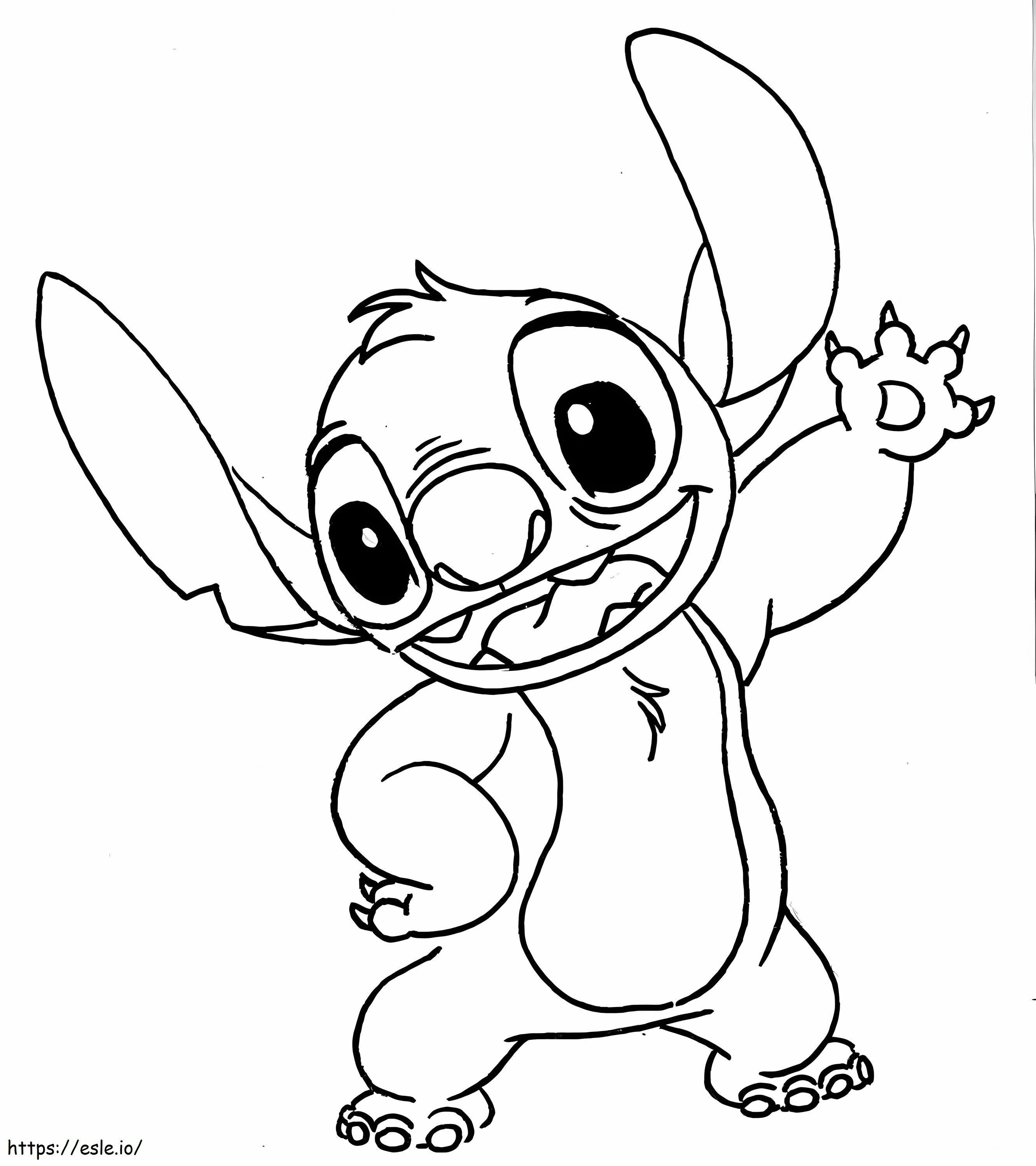 Stitch Normal coloring page