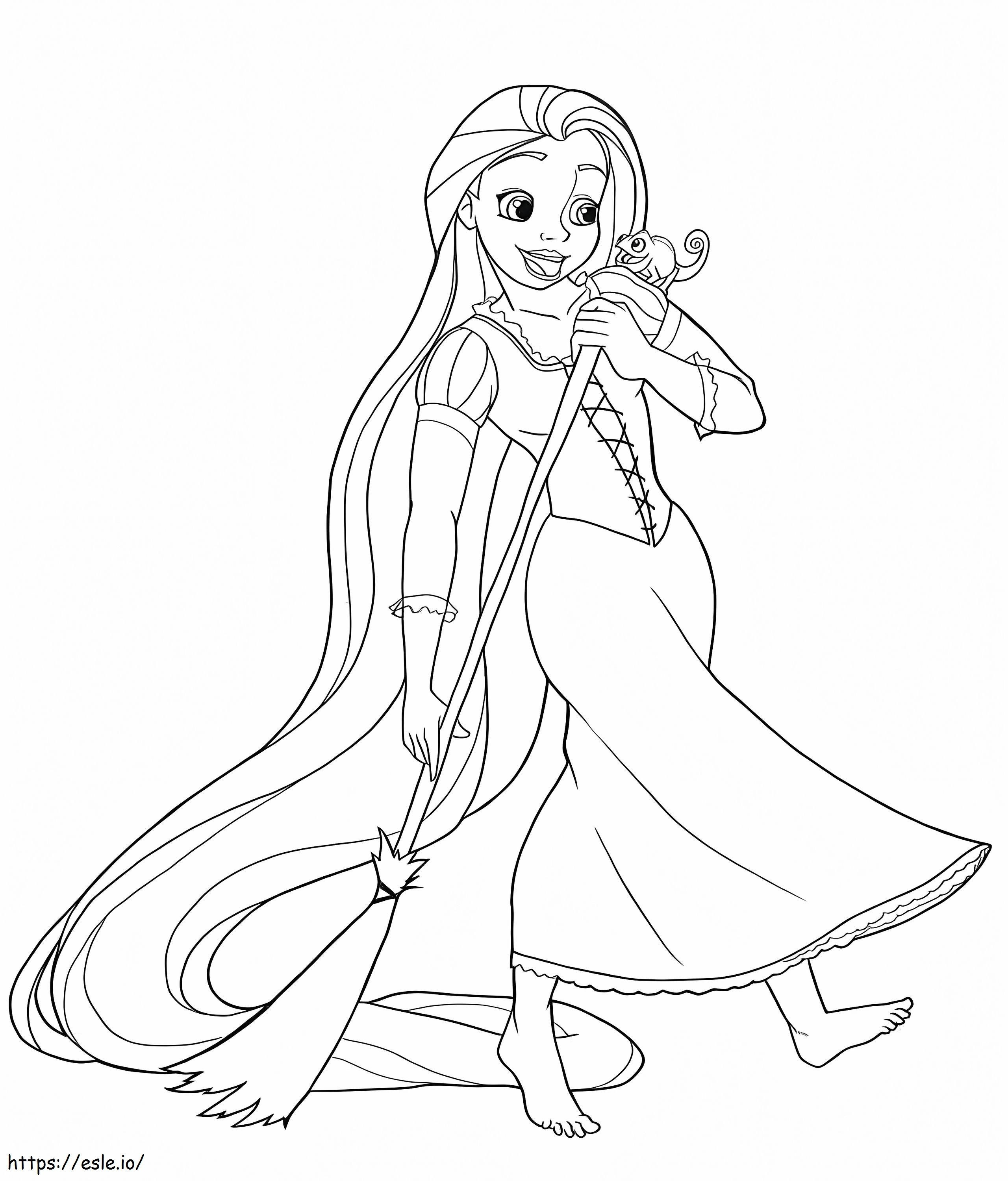princess-rapunzel-does-housework-1-coloring-page