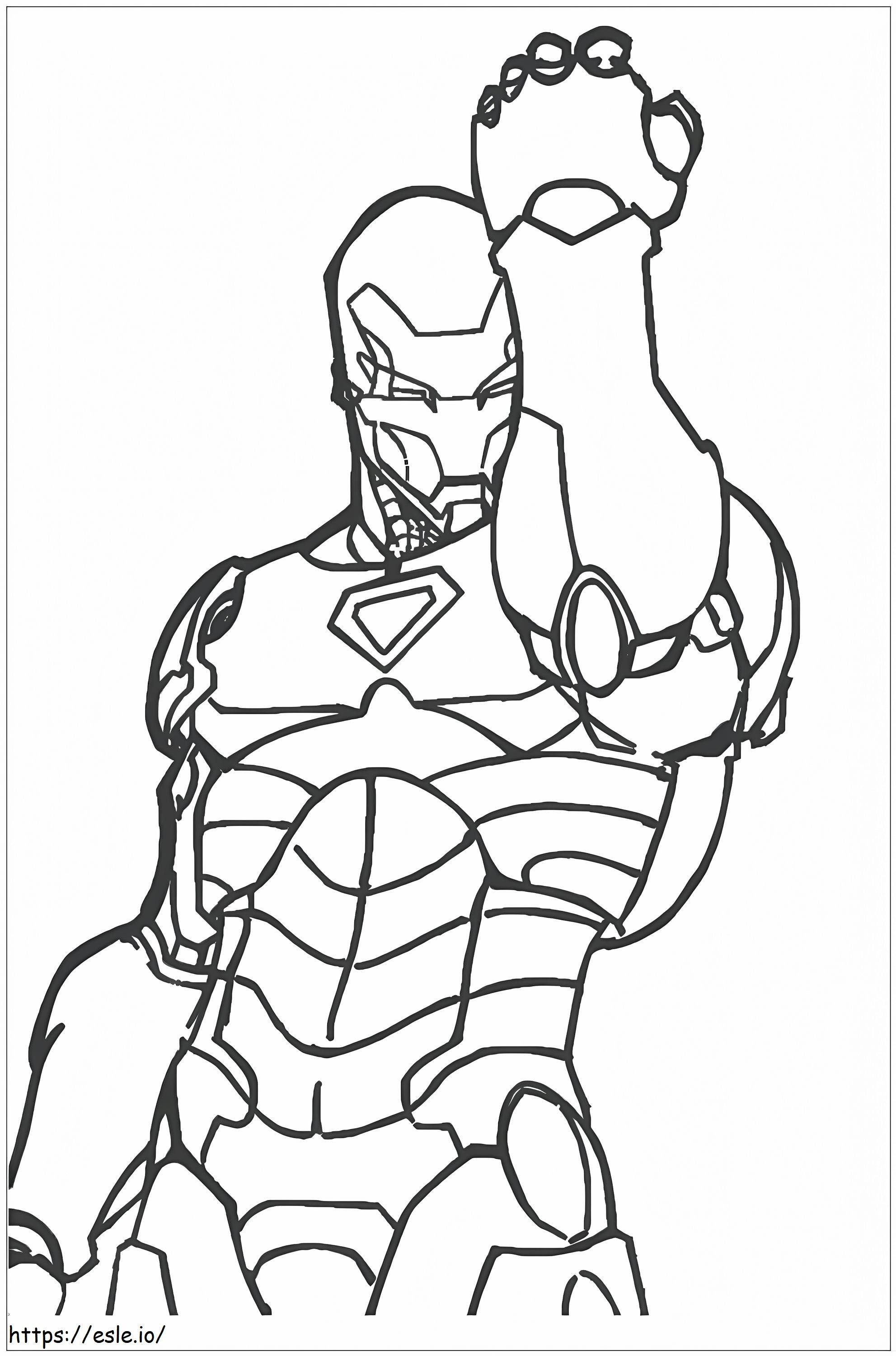 Ironman Infinity Gauntletilla värityskuva