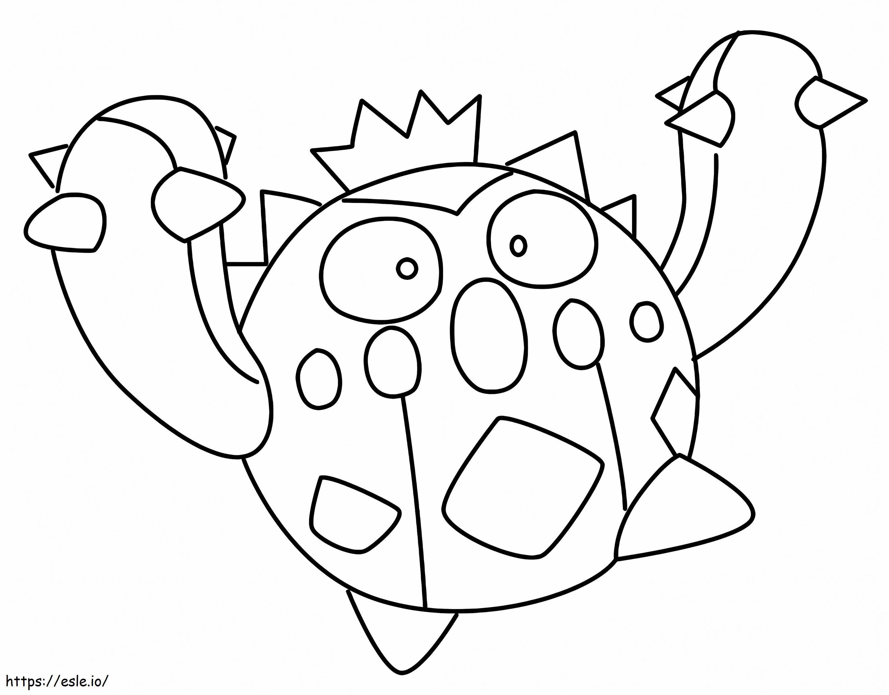 Cacnea Gen 3 Pokémon ausmalbilder