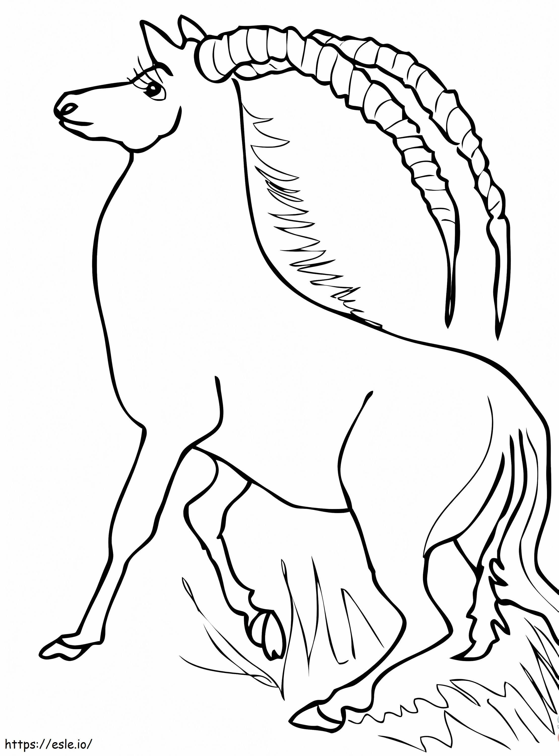 Africa Sable Antelope coloring page