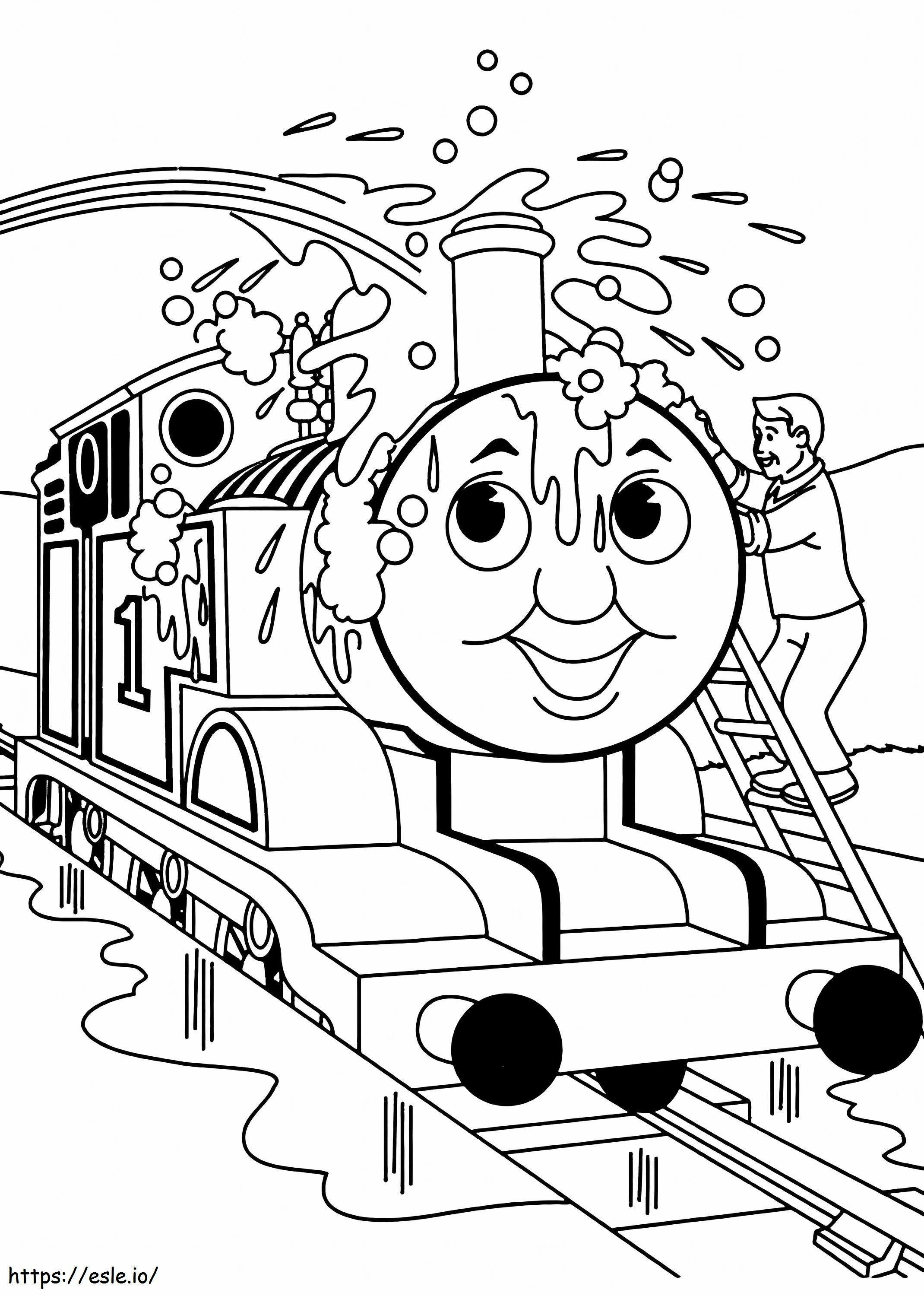 Lavagem Thomas para colorir
