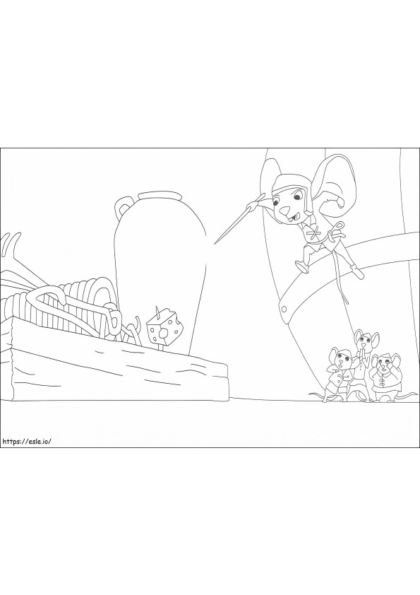 The Tale Of Despereaux 11 coloring page