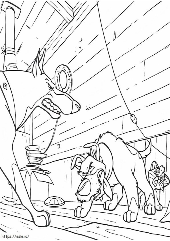 1532591802 Dodger Fighting A4 coloring page