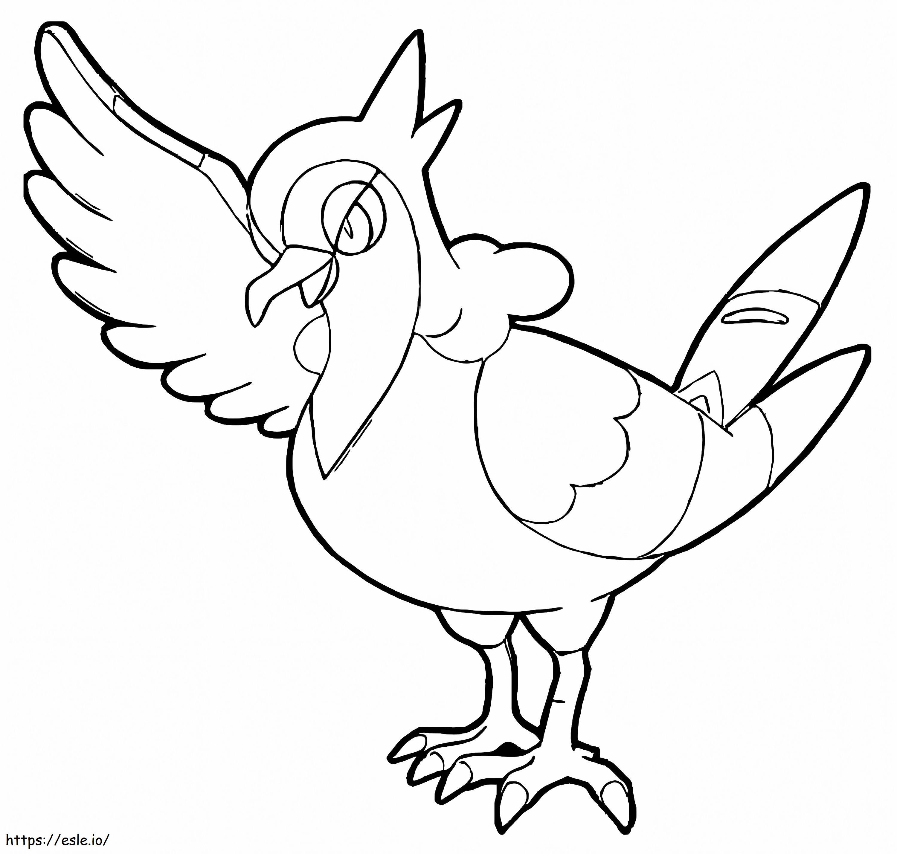 Tranquilo Pokémon 1 para colorear