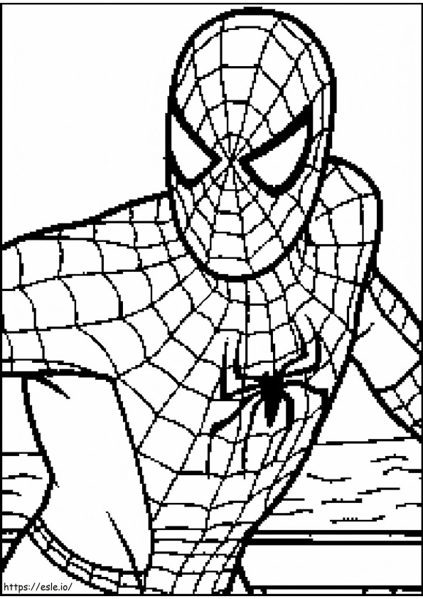 Spiderman do druku kolorowanka