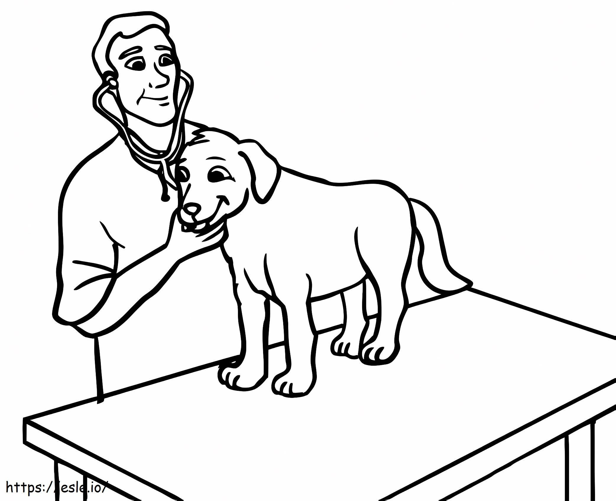 Free Veterinarian coloring page
