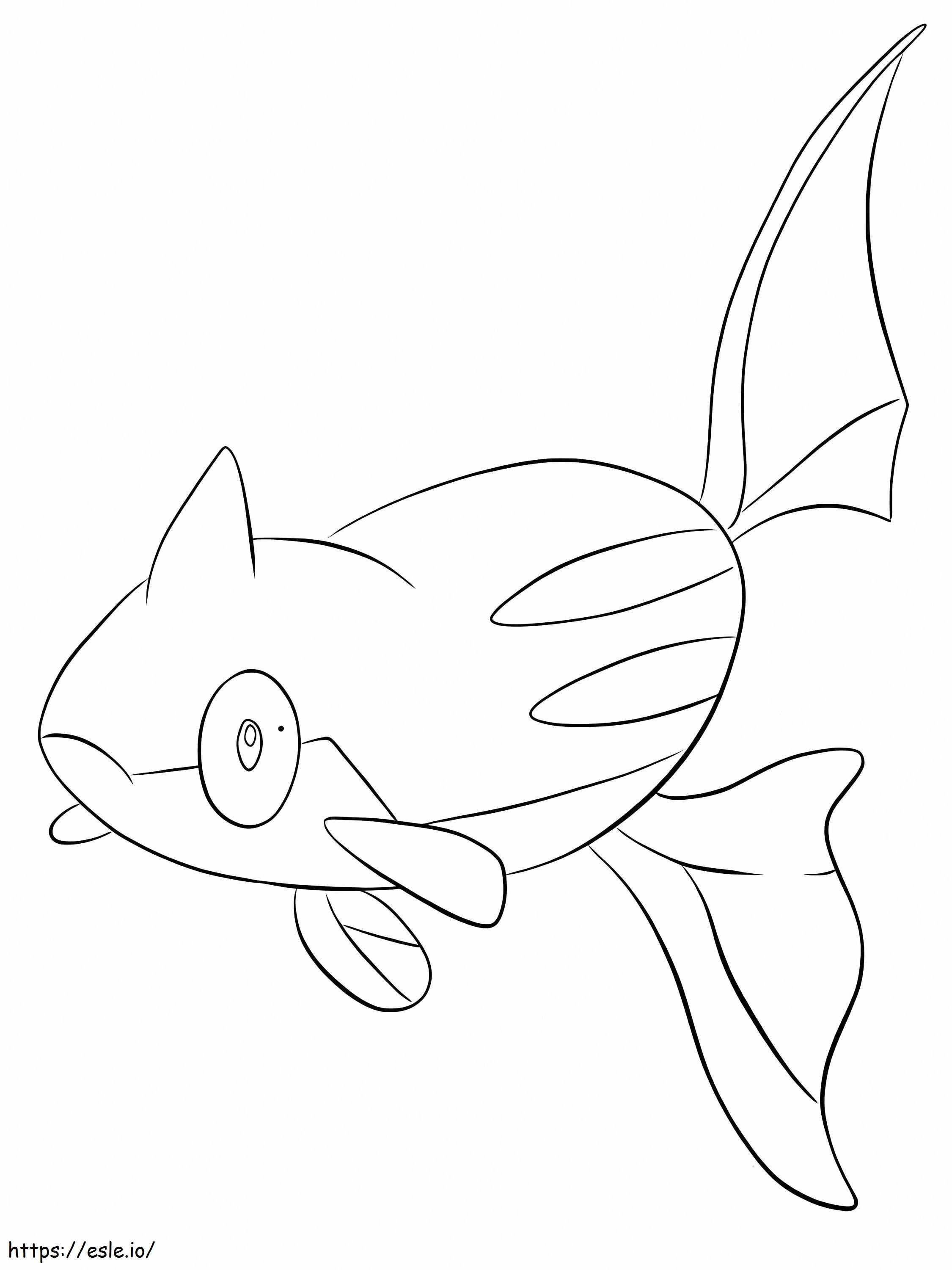 Remoraid Pokemon coloring page