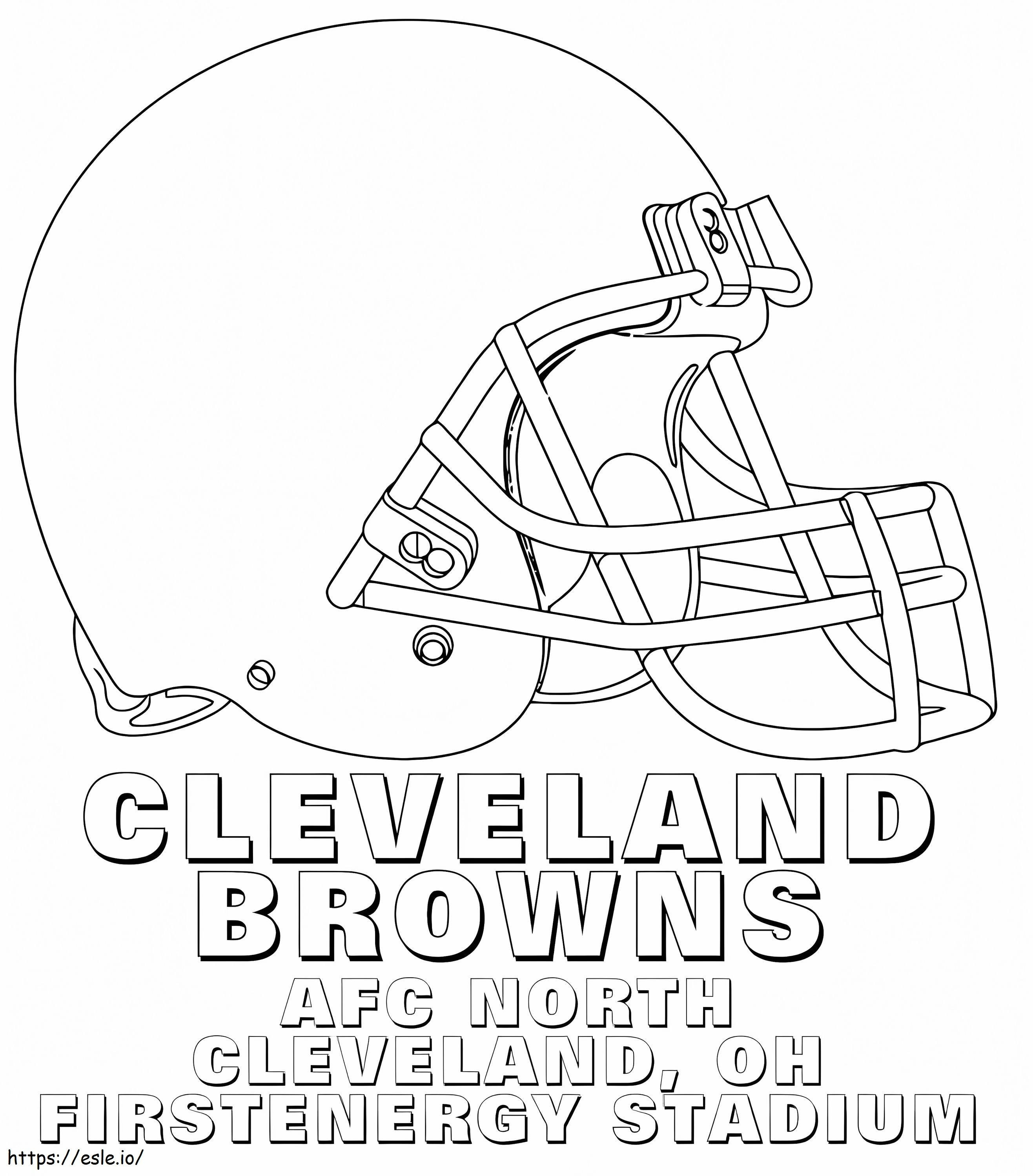 Cleveland Browns2 kleurplaat kleurplaat
