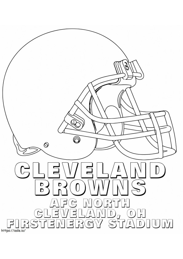 Cleveland Brownowie 2 kolorowanka