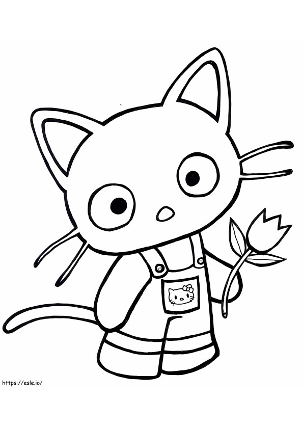 Free Printable Chococat coloring page