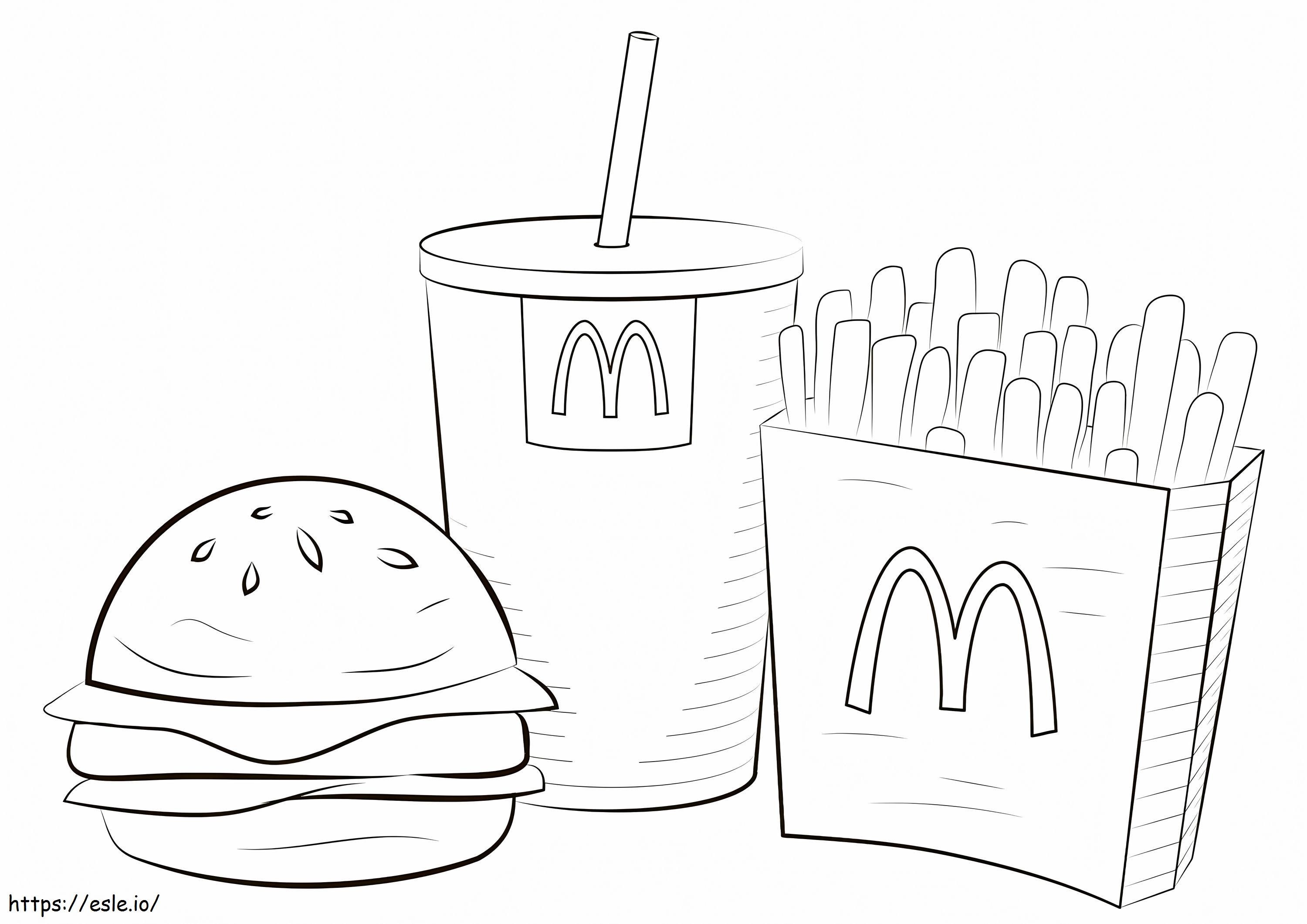1546480176 Comida Mcdonalds para colorir