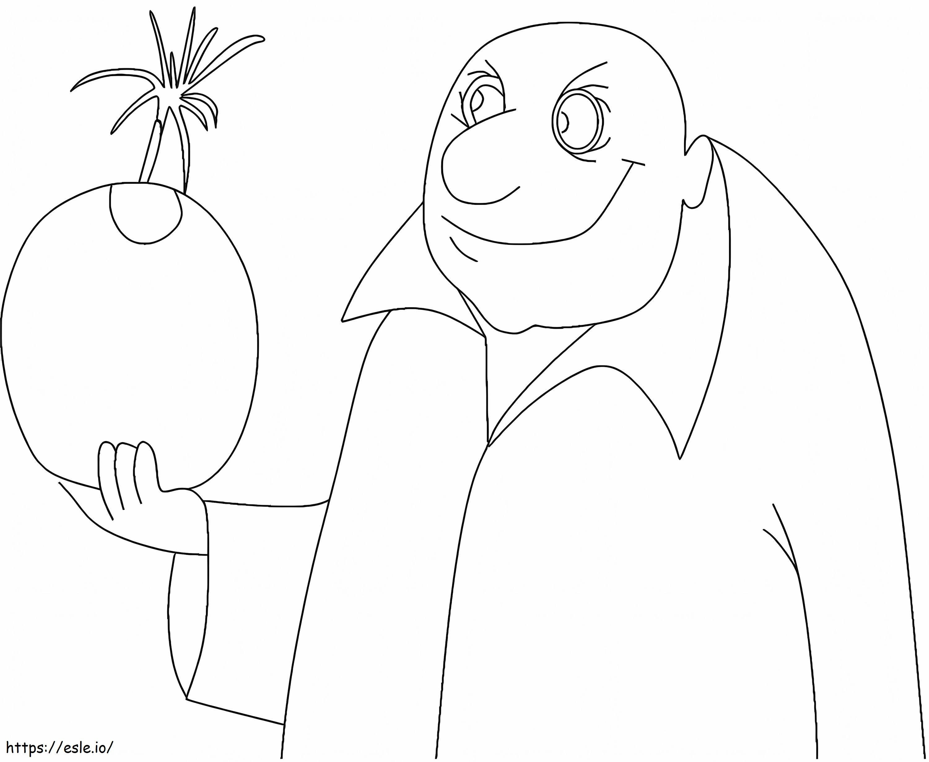 Uncle Fester coloring page