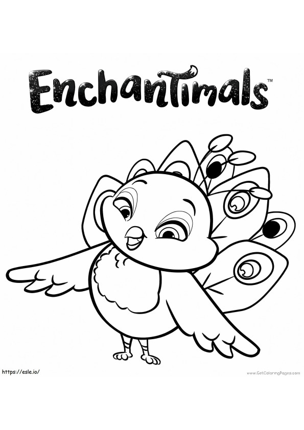 Flap From Enchantimals coloring page