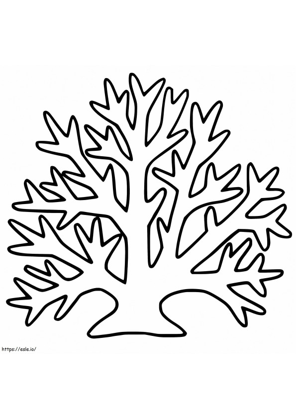 Staghorn Coral coloring page
