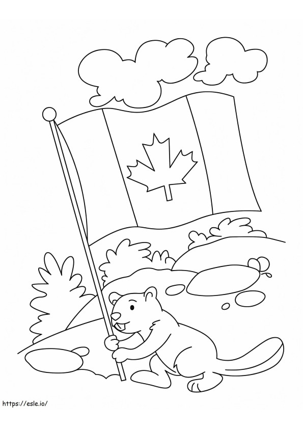 Canada Day 5 coloring page
