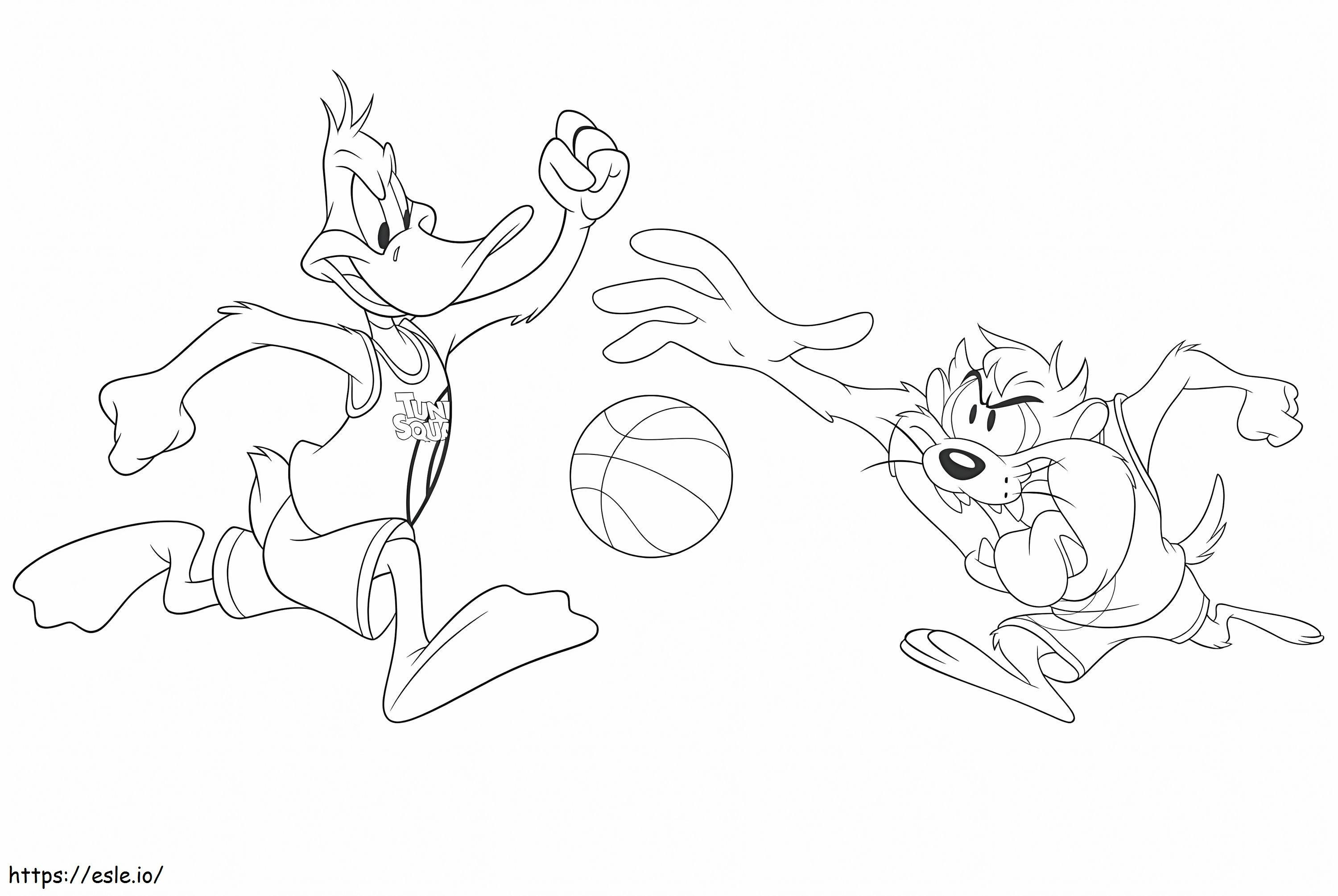 Space Jam 2 Tune Squad coloring page