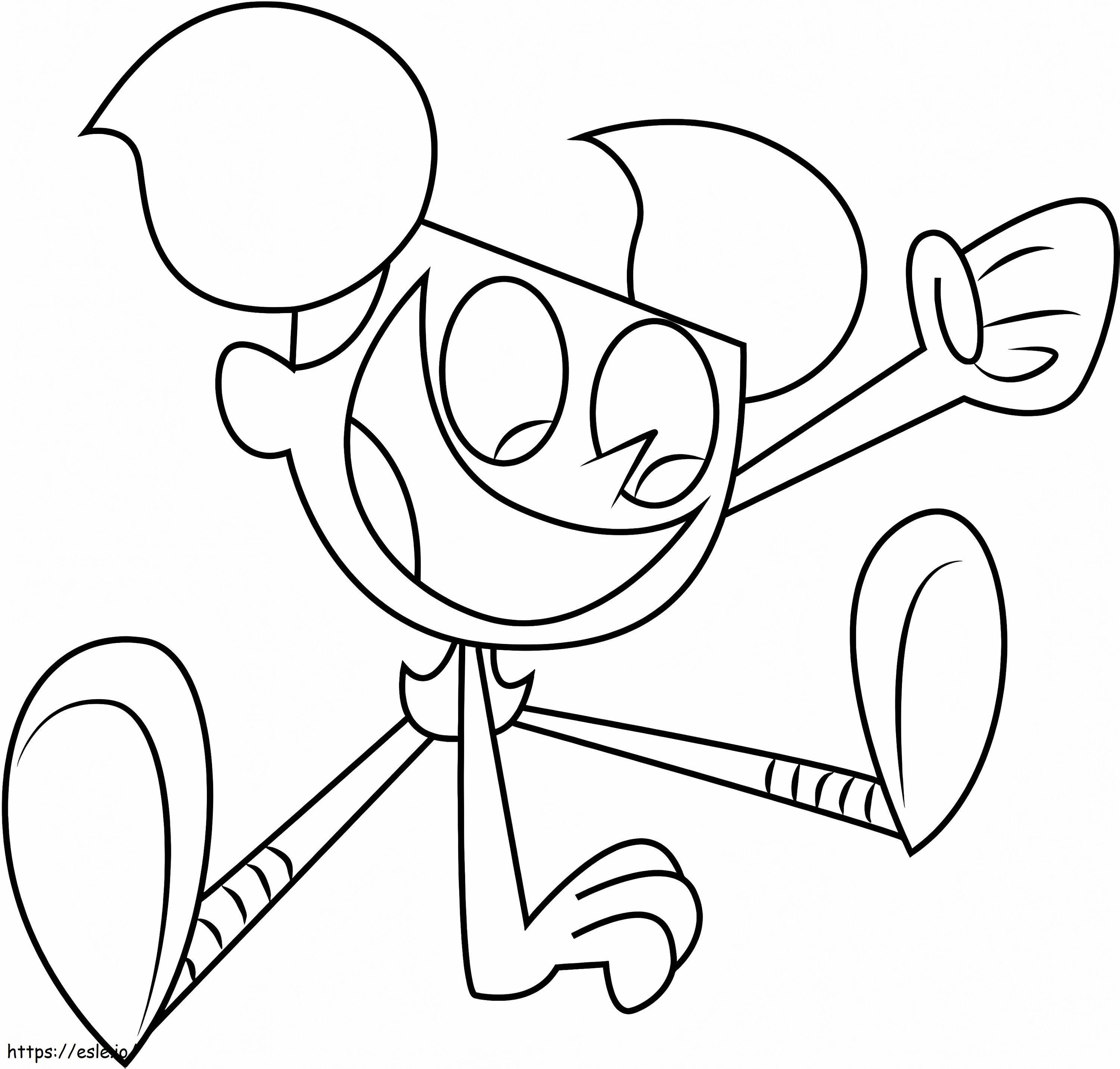 Dee Dee In Dexter S Laboratory Coloring Page