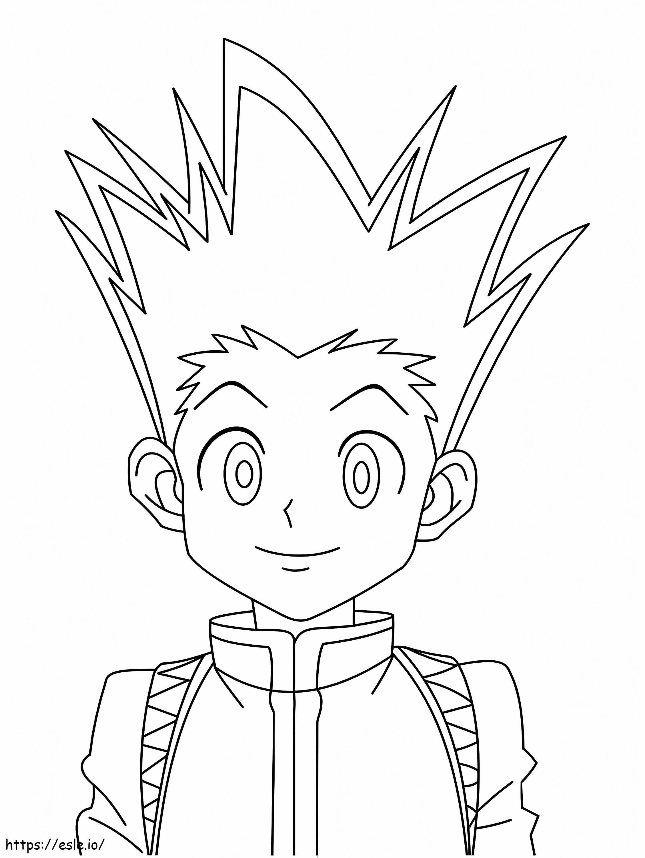 Gon Hunter X Hunter 1 coloring page