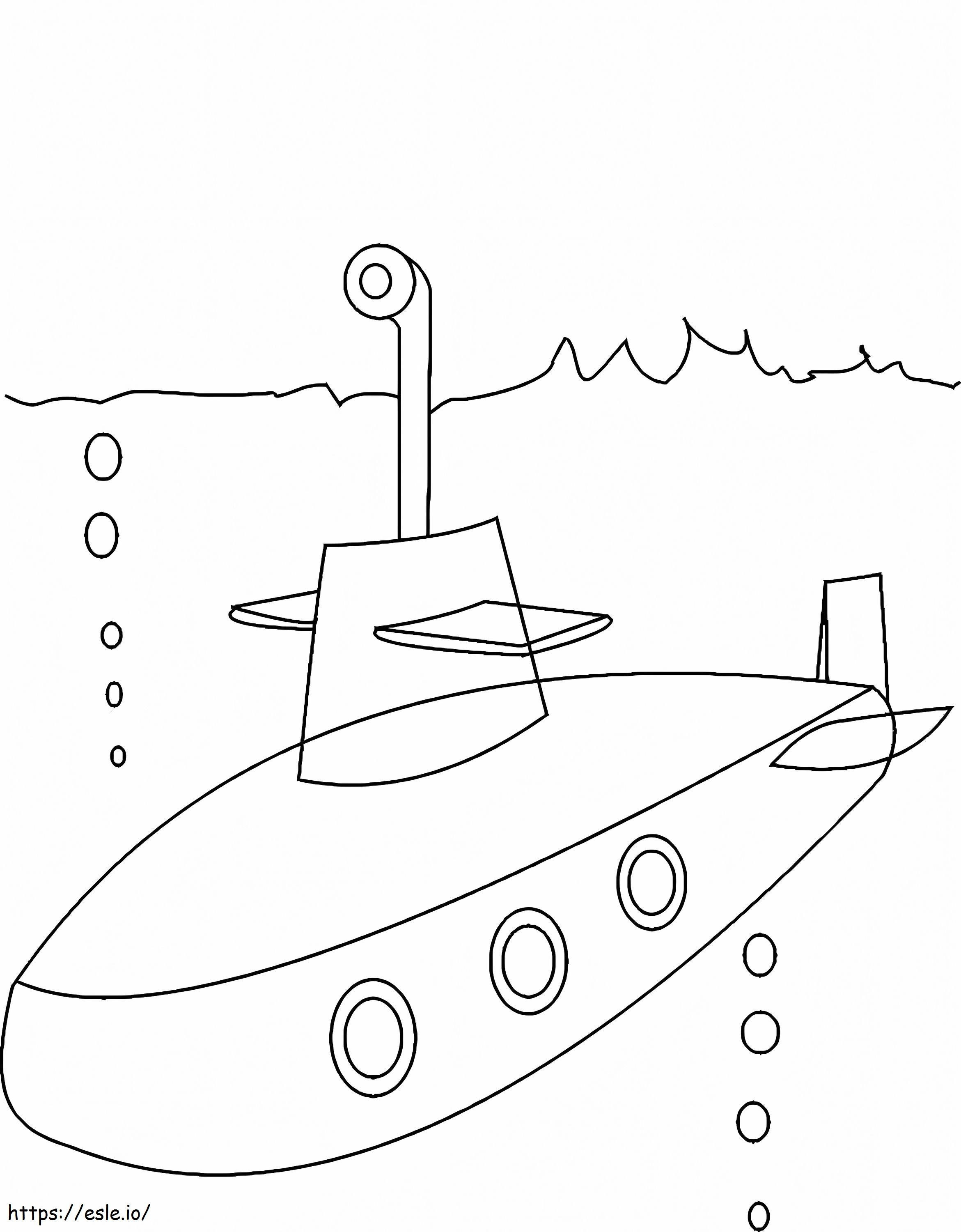 Beeindruckende U-Boote ausmalbilder