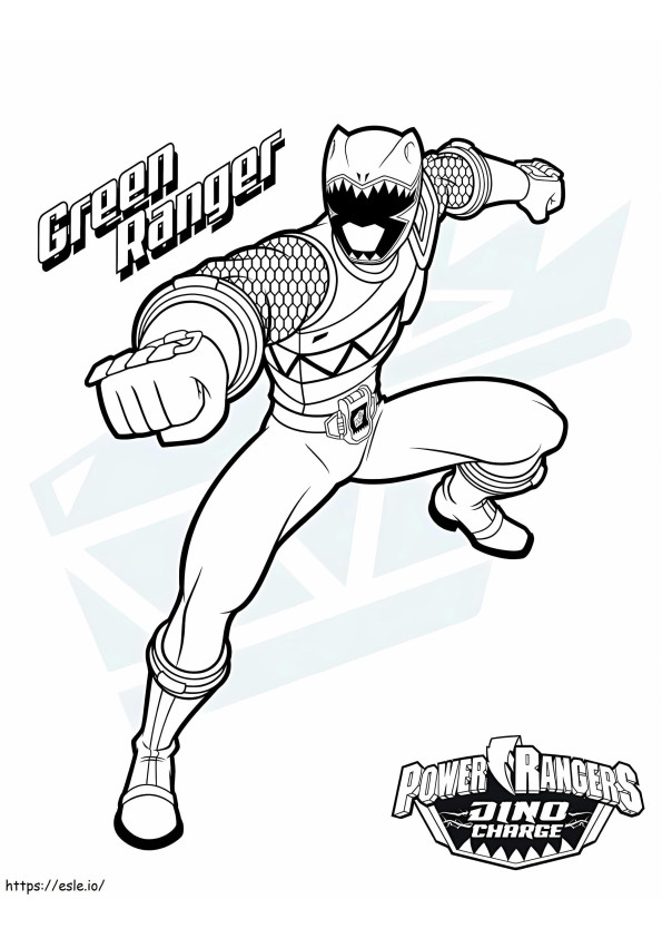 Coloriage Power Rangers 8 à imprimer dessin