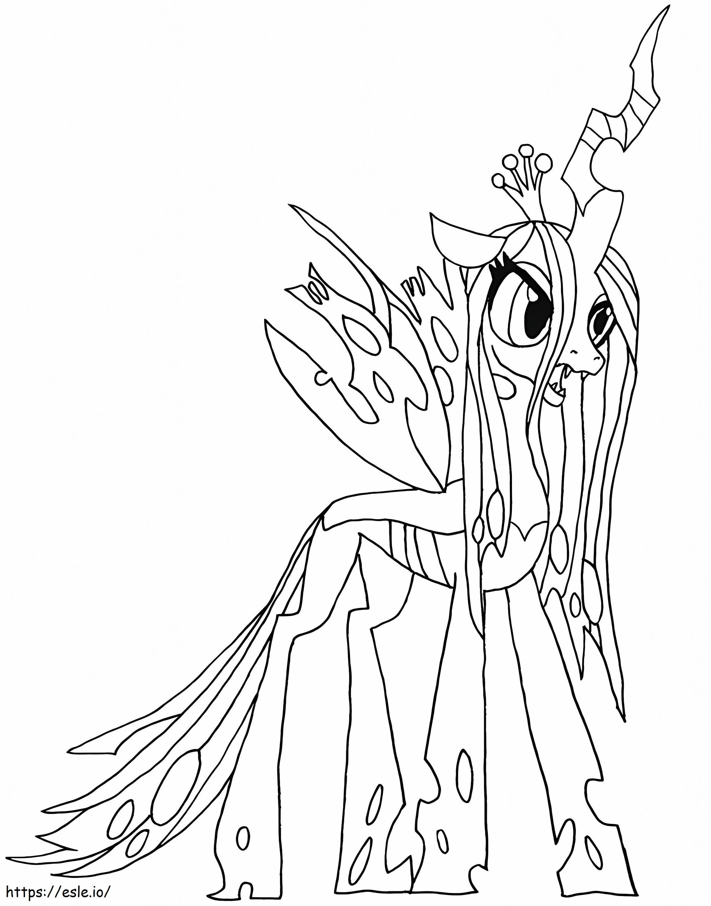 My Little Pony Queen Chrysalis coloring page