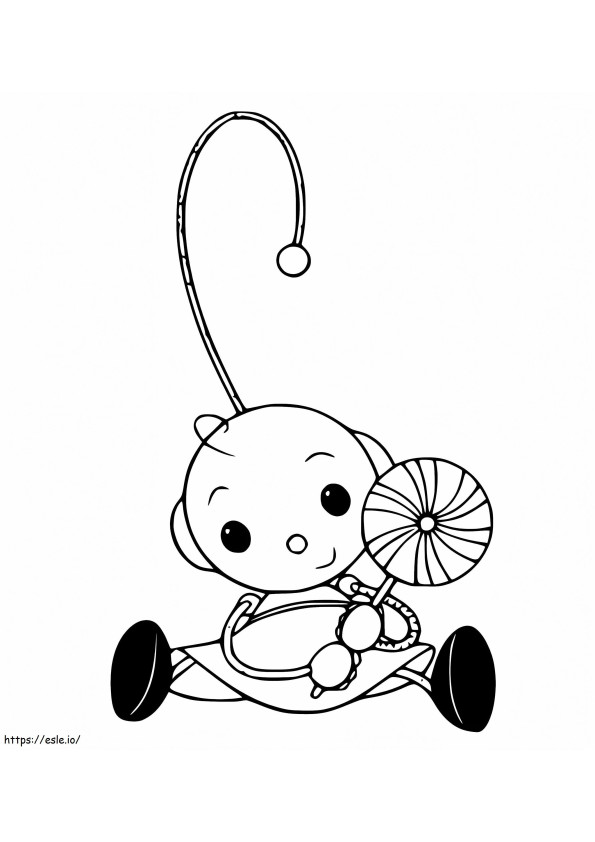 Lovely Zowie Polie coloring page