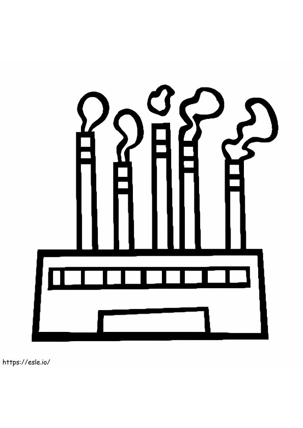 Factory 4 coloring page