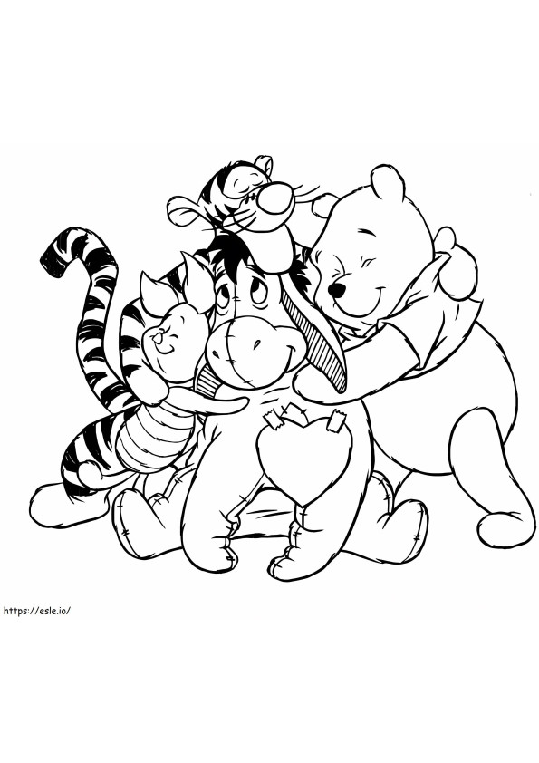 Pooh Bear And His Friends