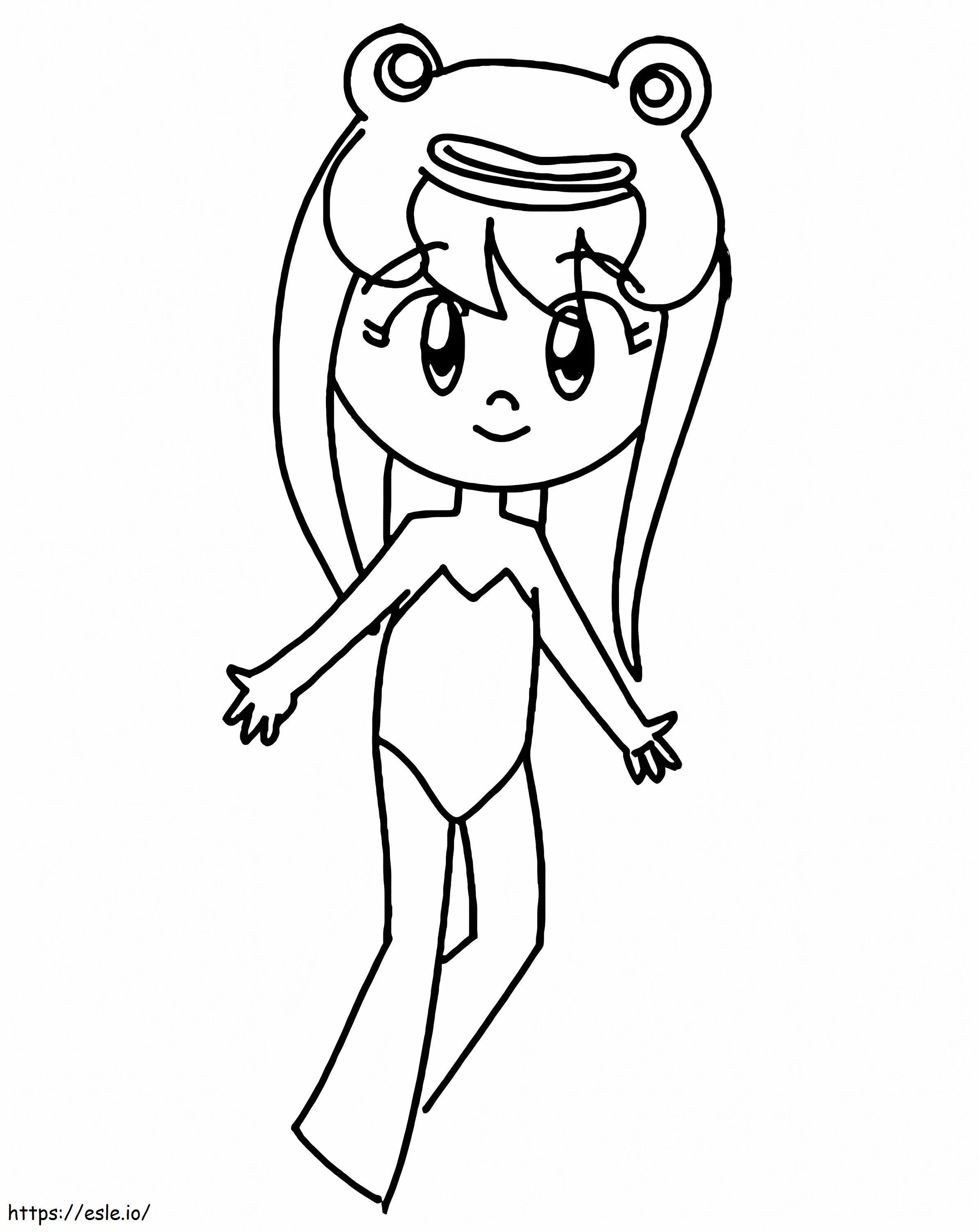 Soraia From Sea Princesses coloring page