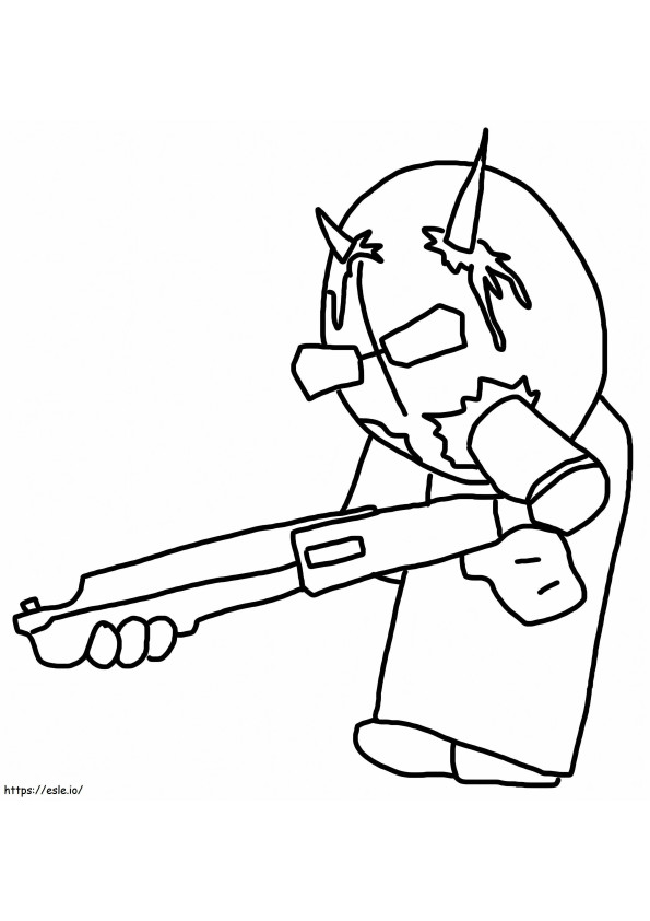 Mag Agent Madness Combat coloring page