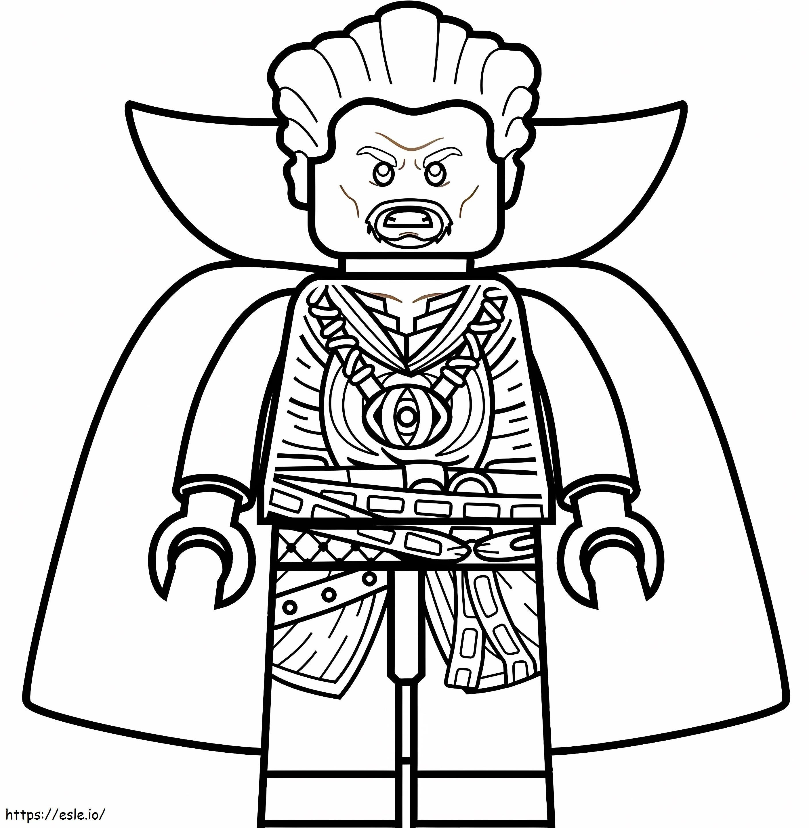 Coloriage 1535093122 LEGO Dr Strange A4 à imprimer dessin